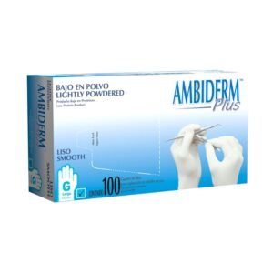Guante de exploración No estéril Ambiderm plus 100 piezas
