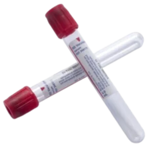 TUBO VACUTAINER ROJO 6 ML C/100 PLASTICO